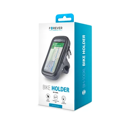 Produktbild von Forever BH-100 XL Fahrradhalterung Halterung wasserdichter Handy Tasche für Mobiltelefone 5,7"