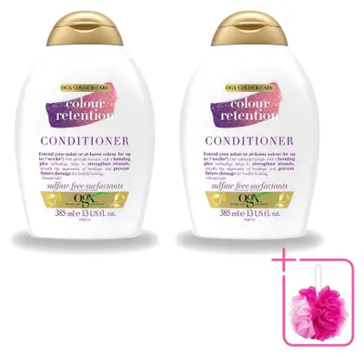 Image de 2 flacons de revitalisant OGX pour cheveux colorés, 385 ml chacun - Pack économique - 2 pièces