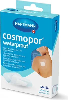 Imagen del producto de Hartmann Cosmopor Waterproof: Vendaje estéril e impermeable para heridas