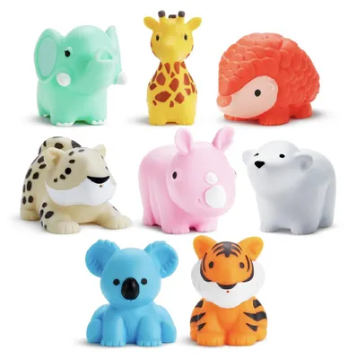 Productafbeelding van Munchkin badspeelgoedset, dieren, vanaf 9 maanden, 8 stuks, 90200