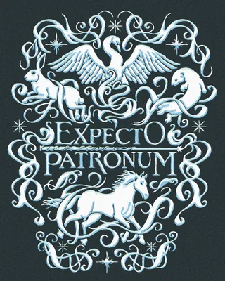 Obrázok produktu pre Zuty - Maľovanie podľa čísel - PLAGÁT EXPECTO PATRONUM (HARRY POTTER), 40x50 cm, bez rámu a bez vypnutia plátna