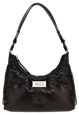 Image de Maison Margiela sac porté épaule en cuir noir SB3WG0024P4300T8013