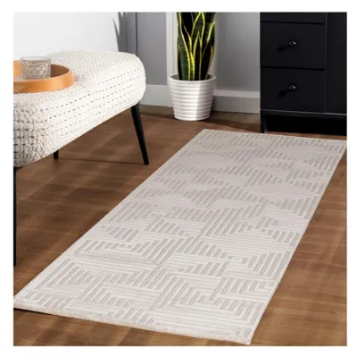 Productafbeelding van Ayyildiz Moderne en design vloerkleden, beige, 120x170 cm. Binnenkleed, 3D-design, geschikt voor de woonkamer, met een polypropyleen rug