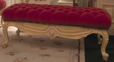 Produktbild von Clubhocker Wohnzimmer Möbel Stuhl Fußhocker Polster Chesterfield Klassische Neu