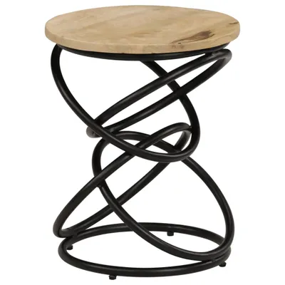 Image de Table d'appoint Bois de manguier solide 40x50 cm