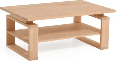 Produktbild von Couchtisch Tisch ANIBAL Wildeiche Massivholz 110x70 cm