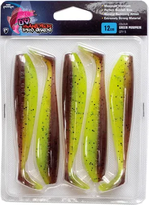 Produktbild von Fox Rage Zander Pro Shad UV Green Pumpkin Set 5Stk 7,5cm