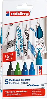 Produktbild von Edding 4500, 5 Stück(e), Mehrfarbig, Rundspitze, Mehrfarbig, Rund, Multi