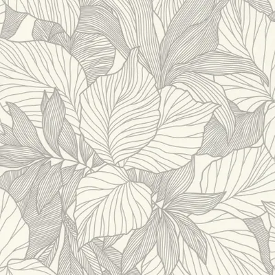 Produktbild von Vliestapete 314922 Tapete Botanical Dschungel 53 x 1005 cm Rasch Deco Style Weiß