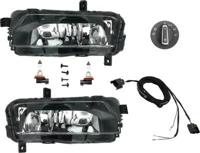 Produktbild von Nebelscheinwerfer Komplettset Nachrüstung NSW Set Schalter A passend für VW T6.1