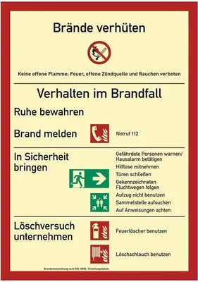 Produktbild von Brandschutzzeichen DIN EN ISO 7010 L210xB297mm Brandschutzordnung Ku.