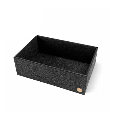 Produktbild von Aufbewahrungsbox CLEAN Filz 25 x 38 x 13 cm ohne Deckel in anthrazit meliert