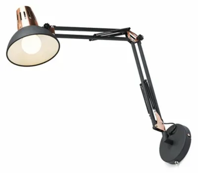 Zdjęcie produktu dla Lampa ścienna ANTE czarna miedź 230V LED E27 15W