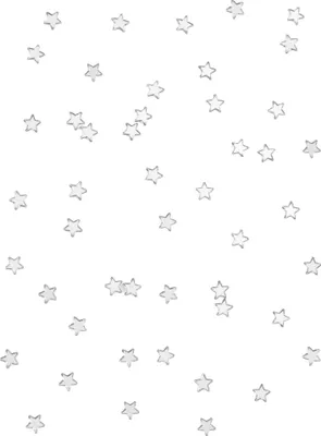 Immagine prodotto di 48 stelle decorative argentate da spargere 1 cm - taglia unica