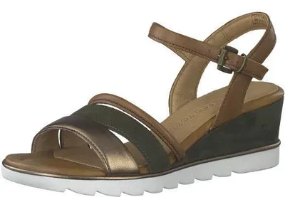 Produktbild von Marco Tozzi sandalette Sandalette grün-kombiniert in Gr. 37