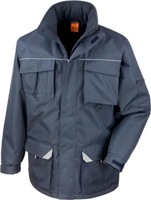 Image de Veste Result WORK-GUARD R301X | Sabre Long Coat - Couleur : Navy - Taille : L