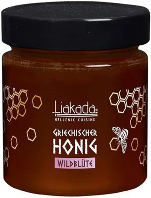 Zdjęcie produktu dla Liakda Grecki miód z dzikich kwiatów, 250g
