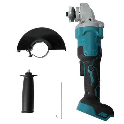 Image de meuleuse d'angle électrique 125MM sans balais, vitesse réglable en continu, compatible avec les batteries 18V, pas de batterie
