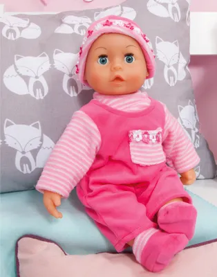 Produktbild von Bayer Design Babypuppe First Words pink 38 cm, BD93800-P