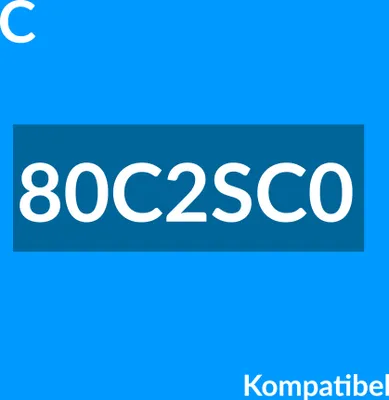 Produktbild von Toner kompatibel mit Lexmark CX310dn CX310n CX410de CX410dte CX410e CX510de CX510dhe CX510dthe ersetzt 80C2SC0 80C20C0 Cyan 2000 Seiten