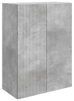 Image de Armoire Murale Gris béton 66 x 34,5 x 90 cm Bois d'ingénierie