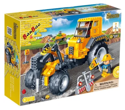 Produktbild von Bausteine Konstruktionsspielzeug Baustellenfahrzeug BanBao 8537 Bauklötzen
