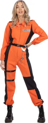 Produktbild von Häftling Overall für Frauen orange Größe: XS