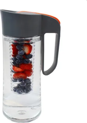 Produktbild von Famanu Karaffe 2 Liter mit Fruchteinsatz - Orange