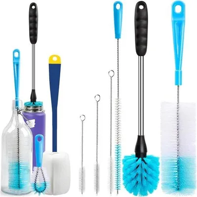 Produktbild von Reinigungsbürste mit langem Griff für Flaschen und Ecken