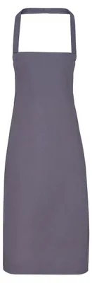Produktbild von Premier - Latzschürze, Baumwolle LT3023 (Einheitsgröße) (Dunkelgrau)