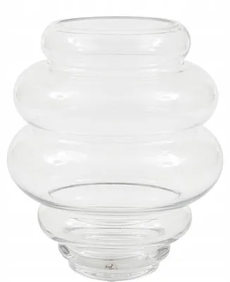 Produktbild von Dekorative klare Glasvase 24 cm hoch