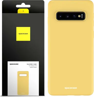 Immagine prodotto di Custodia in silicone SPACECASE Custodia in silicone per Galaxy S10 giallo