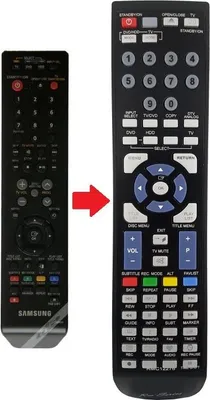 Produktbild von Ersatz Fernbedienung für Samsung DVD-SH853 | DVD-SH854 | DVD-SH855