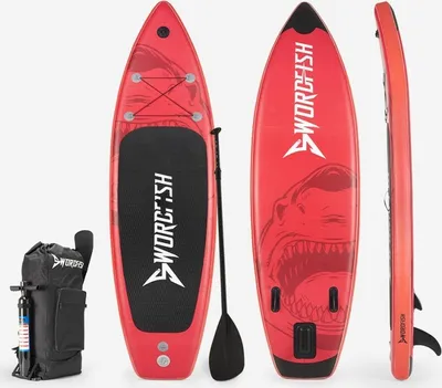 Produktbild von Red Shark Junior Aufblasbares SUP Stand Up Paddle Board für Kinder 8'6 260cm