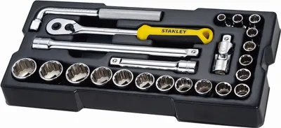 Zdjęcie produktu dla Stanley HTS ½ Steckschluessel 12-K. + Zubehoer