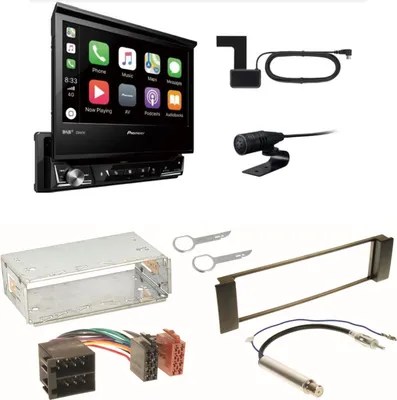 Produktbild von Pioneer AVH-Z7200DAB Bluetooth Digitalradio CD Einbauset für Seat Leon Toledo 1M