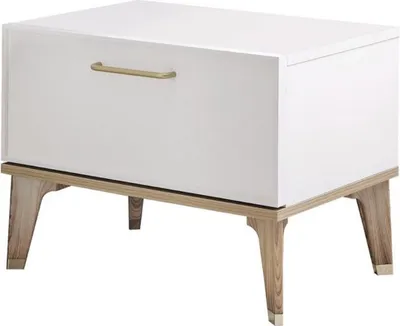 Produktbild von Garnitur Kinderzimmer Kinderbett Jugendbett Bett Set 4tlg Weiß Holz