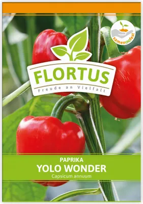 Produktbild von Paprika Yolo Wonder | Paprikasamen von FLORTUS