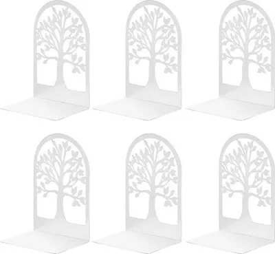Produktbild von Famanu Bücherstützen-Set – für Bücherregal – Bücherhalter für Regale