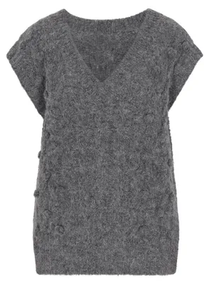Produktbild von RISA damen pullunder - anthrazit melange, XL/XXL