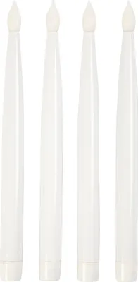 Produktbild von Creativ Company LED Kunstkerze weiß 27,5 cm 4 Stück Dekoration
