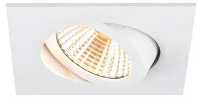 Immagine prodotto di SLV 1007427 NEW TRIA 68, plafoniera da incasso a LED, 1800-3000K, 38°, quadrata, bianca