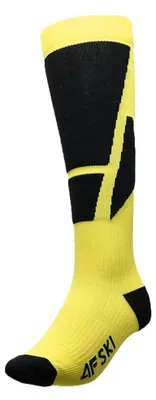 Image de 4F - Chaussettes de ski « FNK F107 » pour femmes MR78516 (39,5 EU - 42 EU) (citron vert)