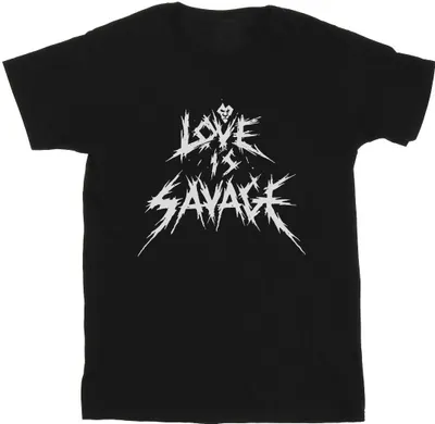 Produktbild von Disney - "Love Is Savage" T-Shirt für Herren BI48631 (XXL) (Schwarz)