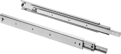 Produktbild von GTV H53 Schubladenschienen Vollauszüge Schubladenauszüge - 53.9 x 750 mm - 2 mm Starken Verzinkt Stahl - Rollenauszug Teleskopschiene Kugelführung - Schienensystem Belastbar bis 100 Kg 1 Set= 2 Stück