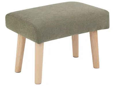 Produktbild von BELIANI Hocker Grün Stoffbezug mit Holzbeinen Rechteckig Modern Schemel Fußbank Sitzhocker Fußhocker Wohnzimmer Schlafzimmer Eingangsbereich Vorzimmer