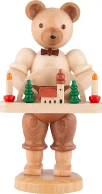 Immagine prodotto di Statuetta da collezione orso giocattolaio natura piccola altezza 10 cm NUOVO