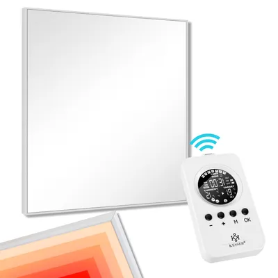 Produktbild von KESSER® Infrarotheizung Mit Thermostat Infrarot Wandheizung Elektroheizung IP44