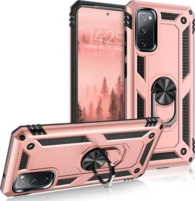 Produktbild von Armor Outdoor Handyhülle für Samsung Galaxy S20 FE Handy Panzer Case Cover Schutzhülle Farbe: Rosegold