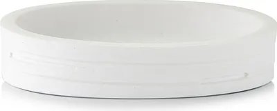 Produktbild von Zeller Seifenschale "Schiefer", weiß, 12,5 x 8,9 x 2,5 cm, 18515